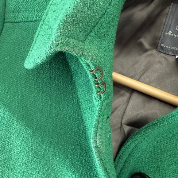 J. Crew Classic Green Trench Coat - Picture 7 of 8
